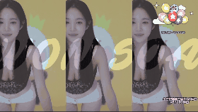 검정 끈나시 + 흰 핫팬츠 복근배꼽 권소안 제로투